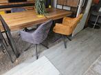 Eetkamerstoel (draai) Velvet stof Gold of Antraciet NIEUW, Ophalen, Nieuw, Stof, Vijf, Zes of meer stoelen