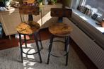 Barkruk, set van 2 barkrukken,  industrieel ontwerp, Huis en Inrichting, Barkrukken, Ophalen, 60 tot 90 cm, Zo goed als nieuw