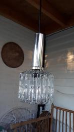 Vintage retro hanglamp glas metaal Design izgst jaren 60., Huis en Inrichting, Lampen | Hanglampen, Ophalen of Verzenden, Vintage retro jaren 60 glas Design.
