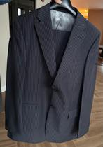 2-delig Stones Krijtstreep Kostuum - Donkergrijs, Kleding | Heren, Kostuums en Colberts, Maat 52/54 (L), Stones, Ophalen of Verzenden