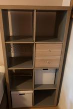Kallax Kast Ikea Blauw Grijs - 2x (1 stuks al verkocht!), Ophalen, Gebruikt, Overige materialen, 50 tot 100 cm
