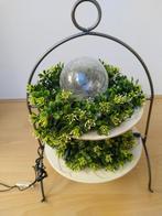 leuke etagère met 2 borden, kunstkransen en glazen bollen, Huis en Inrichting, Woonaccessoires | Etagères, Ophalen of Verzenden
