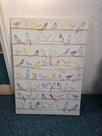 IKEA Pjätteryd Vogel Canvas met Touwtjes - 50 x 70 cm, Huis en Inrichting, Woonaccessoires | Schilderijen, Tekeningen en Foto's