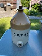 Brocante kruik met oor en tapgat 32.5 hoog, Antiek en Kunst, Ophalen of Verzenden