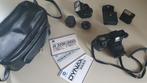 Minolta 7000i set, 35-80 lens, 2 flitsers, tas, oogkapje, Audio, Tv en Foto, Fotocamera's Analoog, Ophalen of Verzenden, Spiegelreflex