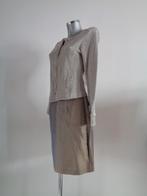 Marccain rok zilver, maat N3, linnen, nieuw met kaartje, Overige kleuren, Nieuw, Ophalen of Verzenden, Knielengte