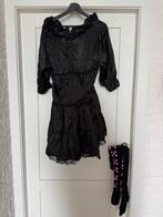CARNAVAL  Zwarte jurk met skelet print, Kleding | Dames, Jurken, Ophalen, Zwart, Maat 36 (S), Gedragen
