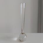 Retro spijkervaasje 16 cm hoog, Ophalen of Verzenden, Overige kleuren, Glas, Minder dan 50 cm