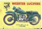 Lu808 lucifermerk motor m52 500cc 2cyl rusland, Ophalen of Verzenden, Zo goed als nieuw, Overige typen
