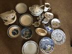 Mooi oud blauw gemengd servies van alles wat, Ophalen, Zo goed als nieuw, Overige stijlen, Bord(en)