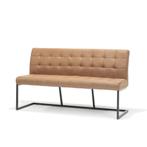 Eetbank Patch stof soft cognac | Webshop, Modern design, Overige kleuren, Nieuw, Ophalen of Verzenden