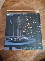 Decoratie blad met waxinelichtjes en bloemenbuisjes, Overige materialen, Schaal, Rond, Nieuw