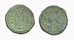 BYZANTIJNSE, JUSTIN II MET SOPHIA AE FOLLIS Constantinopel, Verzenden, Italië, Losse munt