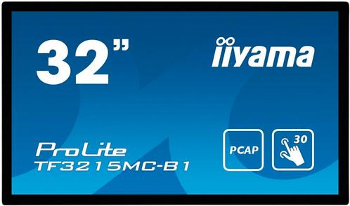 iiyama TF3215MC-B1 | 32 inch Full HD Touchscreen Monitor, Computers en Software, Monitoren, Zo goed als nieuw, DisplayPort, DVI