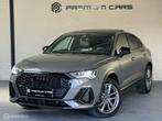 Audi Q3 Sportback 45 TFSI e S-Line Pano Keyless Matrix sfeer, Auto's, Gebruikt, Zwart, 150 pk, Hybride Elektrisch/Benzine