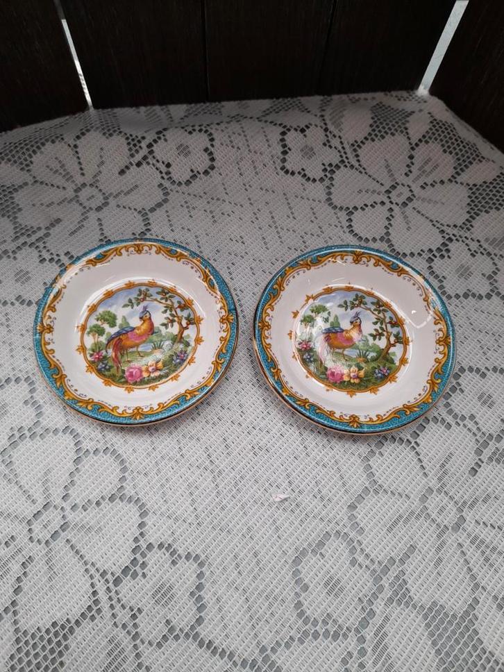 Royal albert 2 x tipjes chelsea bird, Antiek en Kunst, Antiek | Wandborden en Tegels, Ophalen of Verzenden