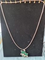 Goudkleurige ketting met poezen, Nieuw, Goud, Overige materialen, Ophalen of Verzenden