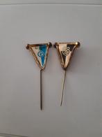 2 Speldjes vaandels, Ophalen of Verzenden, Zo goed als nieuw, Sport, Speldje of Pin