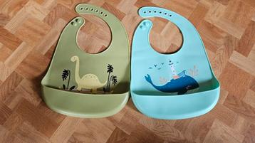 Set of 2 slabbetjes  met opvangbakje beschikbaar voor biedingen