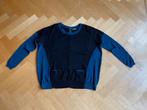 Wollen Repeat trui zwart met petrol blauw maat 38, Zwart, Ophalen of Verzenden, Gedragen, Maat 38/40 (M)