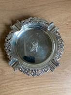 Verzilverde asbak - Hecotex, Antiek en Kunst, Antiek | Goud en Zilver, Ophalen of Verzenden
