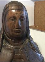 ANTIEK BEELD VAN HOUT 18e eeuws, Antiek en Kunst, Ophalen