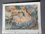 Leo Gestel kubisme Mallorca offset prent 1960, Antiek en Kunst, Verzenden