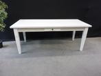 Grote tafel / Grenen eettafel 200x89cm / houten knutseltafel, Huis en Inrichting, Tafels | Eettafels, Ophalen, Gebruikt, Koloniaal