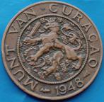 Curaçao 2 1/2 cent 1948 - Wilhelmina, Postzegels en Munten, Munten | Nederland, Koningin Wilhelmina, Losse munt, Verzenden