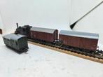 Minitrix T3 stoomlocje met 3 wagons, Gelijkstroom, Trix, Ophalen of Verzenden, Analoog
