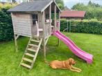 Houten speelhuisje, geïmpregneerd, Ophalen, Gebruikt, Hout