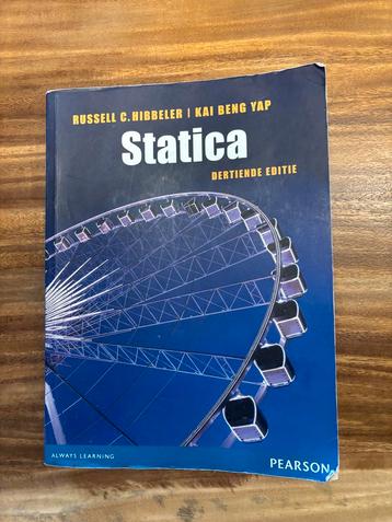 Statica - Hibbeler & Yap - 13e Editie beschikbaar voor biedingen
