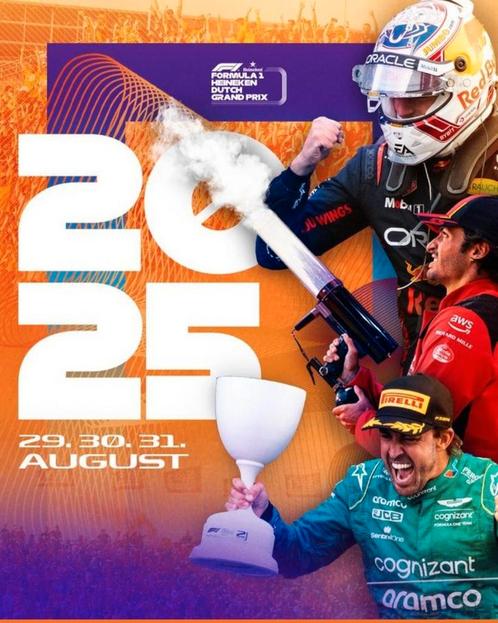 3dagen F1 Zandvoort, passe partout, general admission 1, Tickets en Kaartjes, Sport | Overige, Twee personen, Augustus