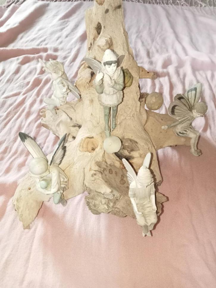 Stronk met elfjes, Verzamelen, Poppetjes en Figuurtjes, Gebruikt, Ophalen of Verzenden