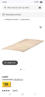 IKEA LURÖY Lattenbodems 80x200 - Zo Goed Als Nieuw, Ophalen, Eenpersoons, Zo goed als nieuw, 80 cm
