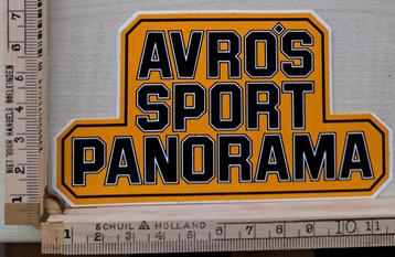 Vintage sticker AVRO'S sport panorama televisieprogramma  beschikbaar voor biedingen