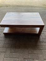 Salontafel sheesham hout, Ophalen, 100 tot 150 cm, 50 tot 100 cm, Zo goed als nieuw