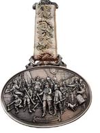 Duitse Tinnen Wandplaquette medallon Rembrandt van Rijn, Ophalen