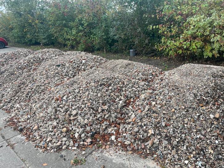 Menggranulaat, Tuin en Terras, Grind, Keien en Split, Zo goed als nieuw, Ophalen