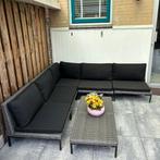 vidaXL - 6-delige Loungeset met kussens poly rattan, Ophalen, Rotan, 6 zitplaatsen, Bank