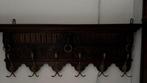 Antieke Houten Wandkapstok Antieke 120cm breed, Gebruikt, Minder dan 100 cm, Hout, Ophalen