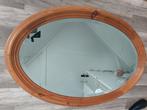 Nieuwe spieg met oud grenen omlijsting, Huis en Inrichting, Ophalen, Nieuw, Minder dan 100 cm, Ovaal