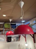 2 Vintage Rode IKEA  Brasa Hanglampen, Gebruikt, Vintage, Ophalen of Verzenden, Minder dan 50 cm
