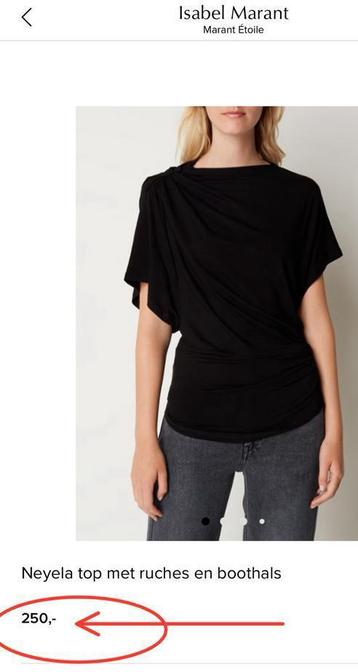 ISABEL MARANT ÉTOILE TOP, 36 (NEW €250) ORIGINEEL💖💖💖 beschikbaar voor biedingen