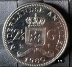 Antillen, rijksdaalder 1980, Postzegels en Munten, Munten | Nederland, Ophalen of Verzenden, Koningin Beatrix, 2½ gulden