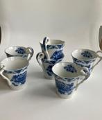 6 espresso kopjes Chinees porselein blauw wit espressokopjes, Antiek en Kunst, Antiek | Servies los, Ophalen of Verzenden