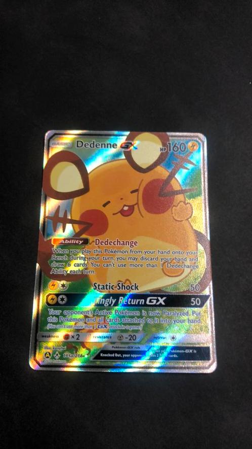 Dedenne GX (UNB 195a) (Near Mint), Hobby en Vrije tijd, Verzamelkaartspellen | Pokémon, Nieuw, Losse kaart, Ophalen of Verzenden