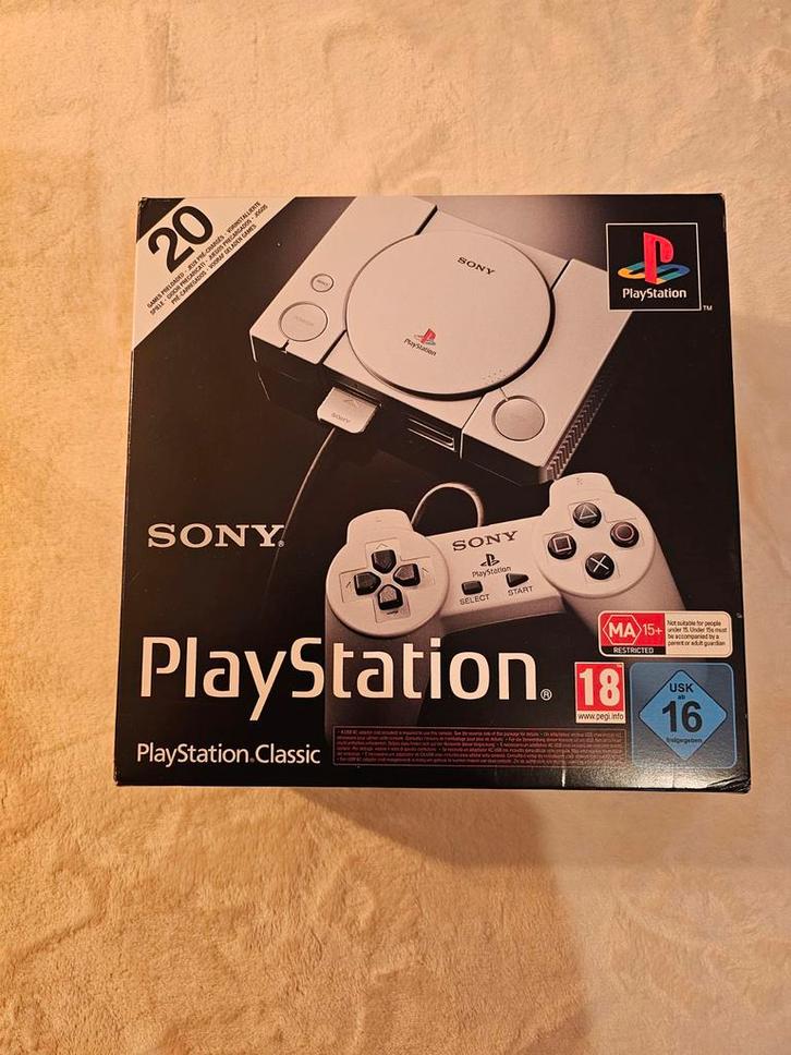 PlayStation Classic Mini SEALED!, Spelcomputers en Games, Spelcomputers | Sony PlayStation 1, Nieuw, Met 2 controllers, Ophalen of Verzenden