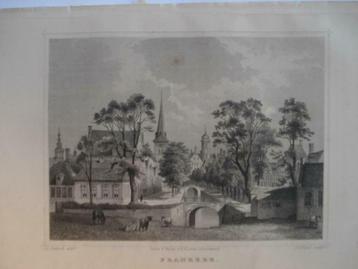 133 / Franeker  Staalgravure 1860 beschikbaar voor biedingen