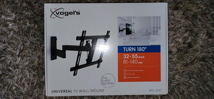 Vogel's TV Muurbeugel Draaibaar 32-55 inch, Audio, Tv en Foto, Televisiebeugels, Gebruikt, Ophalen of Verzenden